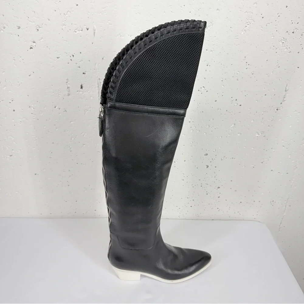 Alexander Wang Women’s size 40 Lovanni Black Leather Over The Knee Boots